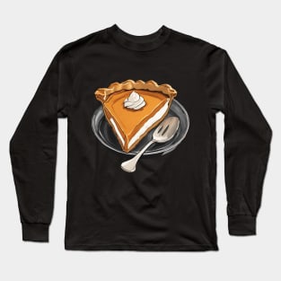 pumpkin pie, Thanksgiving, Halloween Long Sleeve T-Shirt